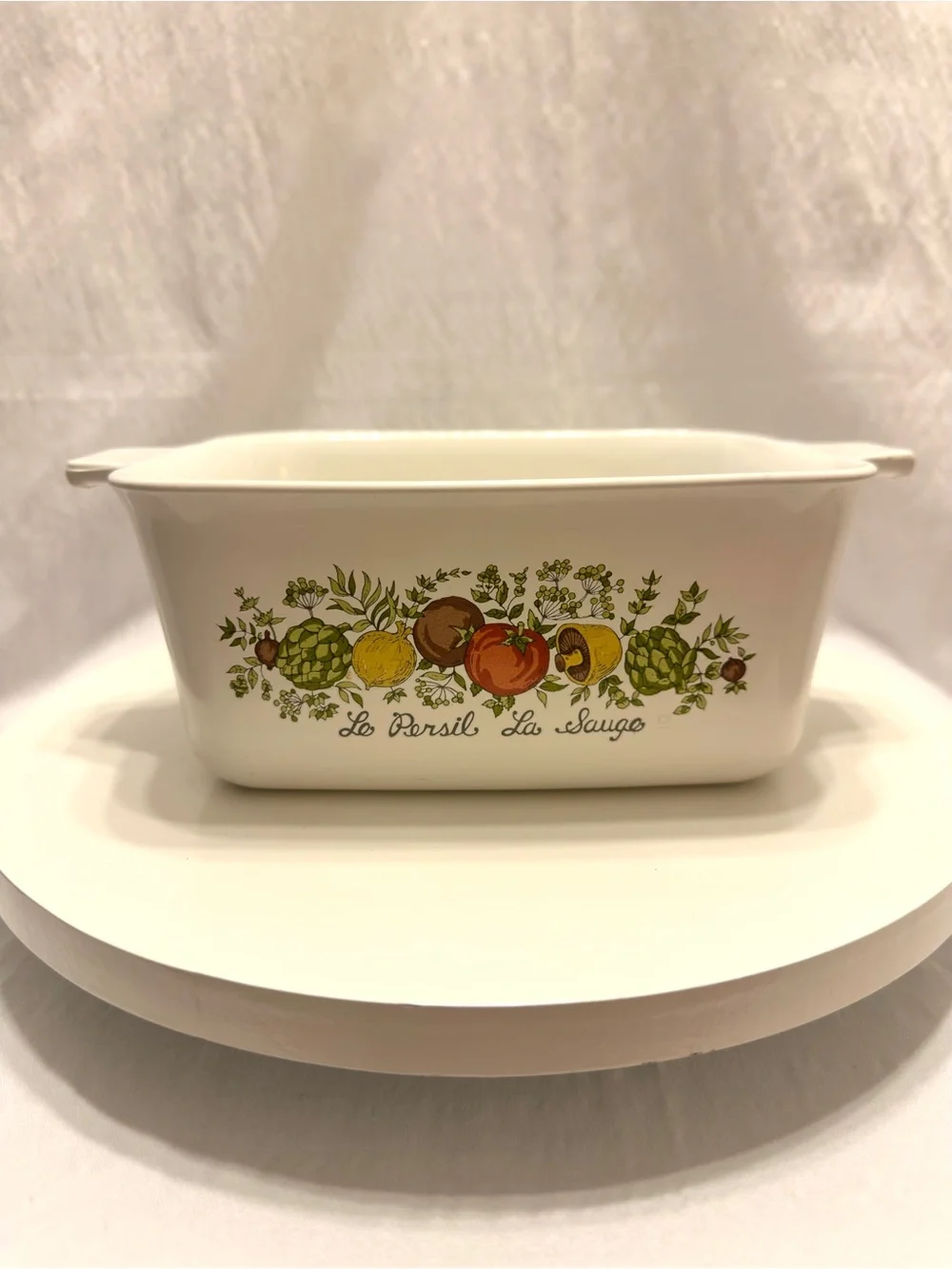 Vintage Corningware Spice of Life Rectangular Casserole Dish P-4-B